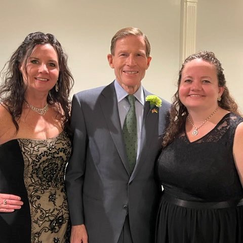 Blumenthal attended St. Patrick’s Day events in Meriden and with the Knights of St. Patrick. 